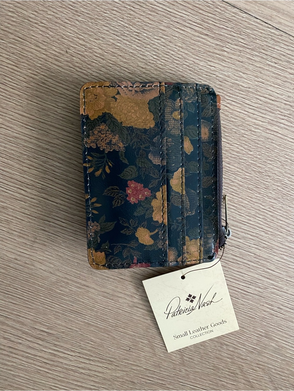 Patricia Nash Cassis RFID Leather Card Wallet nwt - Picture 2 of 8
